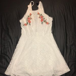 Formal floral dress and shirt